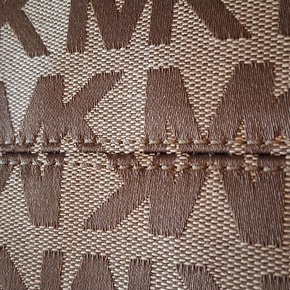Michael Kors Signature Logo Canvas Handbag - Picture 6 of 10